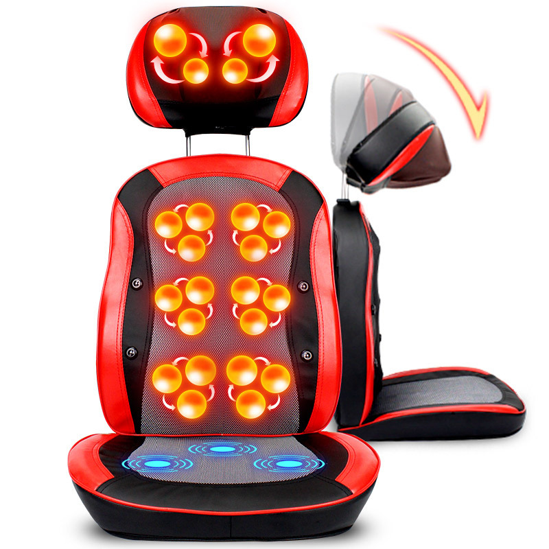 2024 Manufacturer Cross-Border Household Buttocks Electronic Massager Back and Neck Multi-Functional Car Lumbar Cushion Slapping