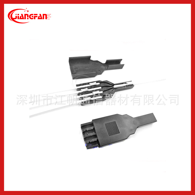 Ftth Fiber Optic Drop Cable 4-Core Splitter for Telecommunications, Catv Home Pre-Made Branch, Radio and Television Optical Fiber Splitter