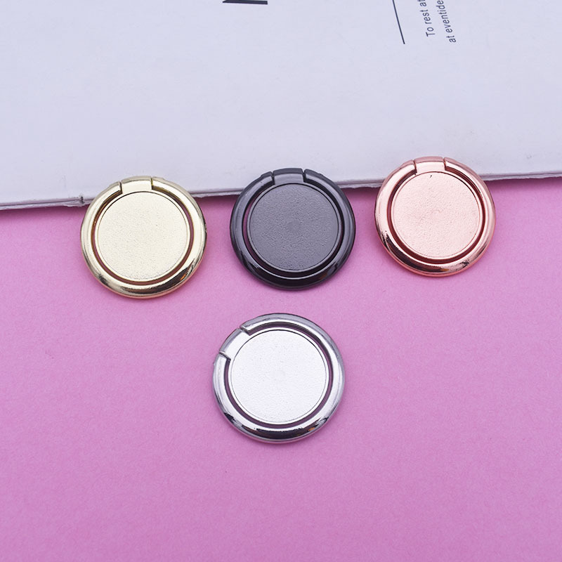 Full Diamond Love Metal mobile phone groove ring buckle little devil cat empty embryo for diy round ring bracket