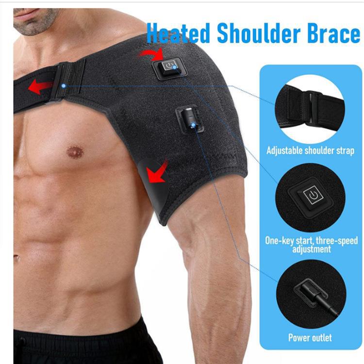 Cross-border USB socket heating shoulder pad warm shoulder pad hot compress shoulder heating shoulder neck joint warm shoulder