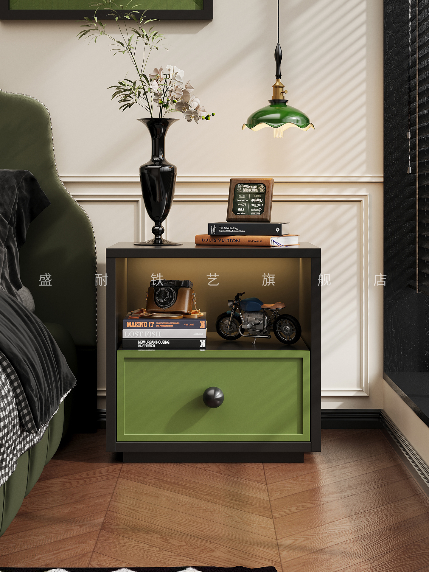 Креативная прикроватная тумбочка в стиле середины века, новая металлическая тумбочка для хранения для детей