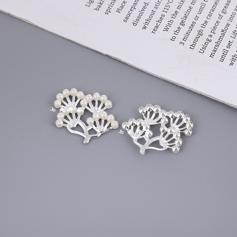 Imitation alloy point Pearl welcome pine bride holding flower crown material antique accessories wedding supplies accessories