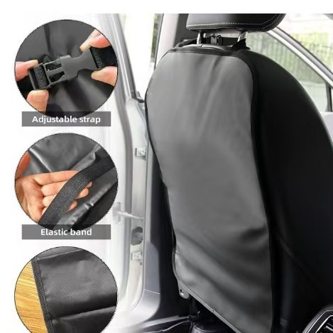 Cross-Border Temu Oxford Cloth Anti-Kick Pad Car Seat Protective Pad Kidsren's Rear Seat Back Anti-Dirty Pad Car Storage