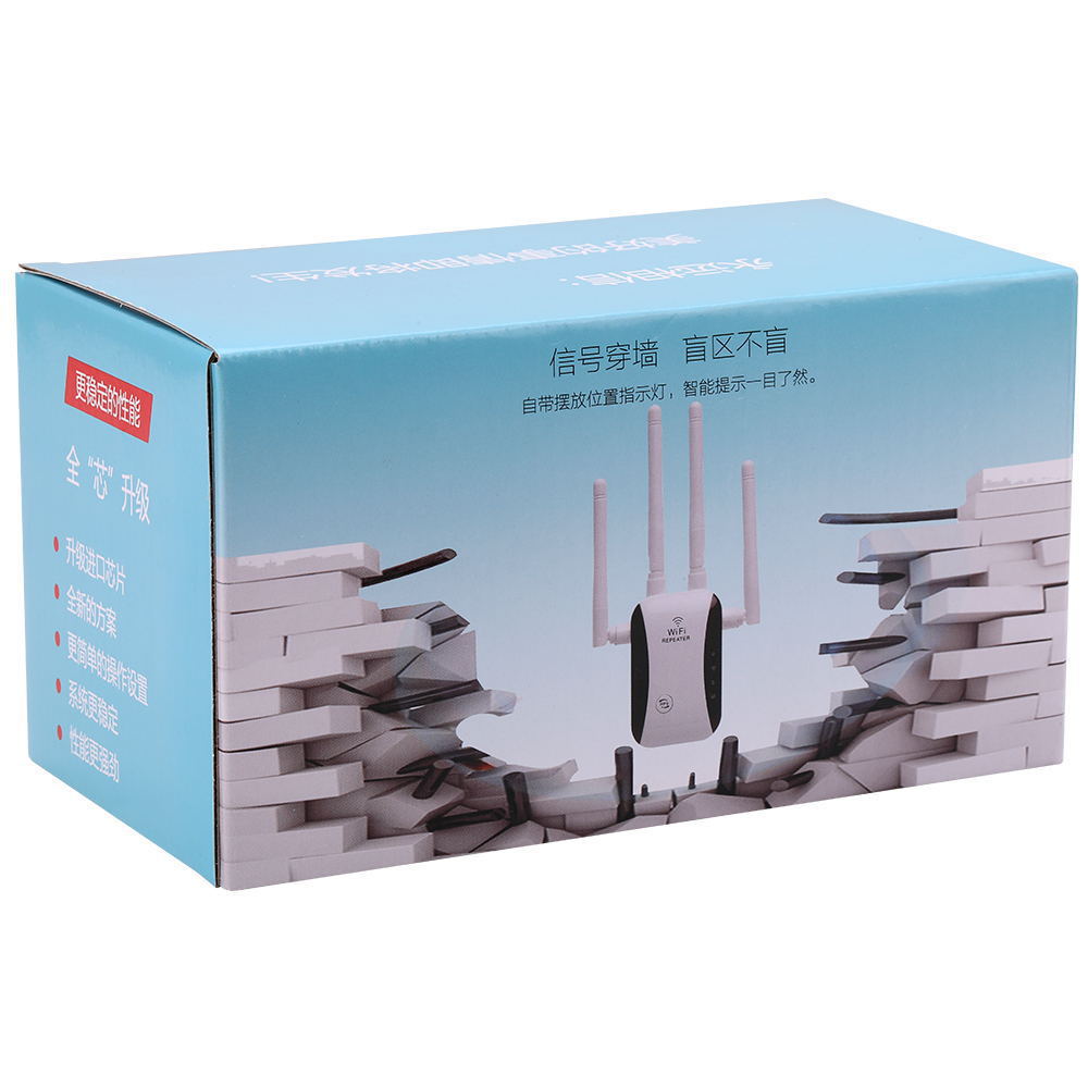 Factory wholesale WIFI signal amplifier enhanced wireless network signal home stable through-wall extension repeater