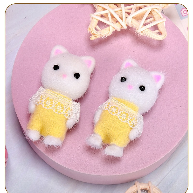Cute Kitten Persian Cat Mini Doll Ornament Plush Doll for Best Friend Birthday Gift Cute Doll