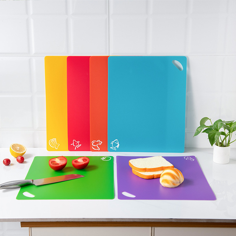 Plastic Pp Cutting Board Set Cutting Board Environmentally Friendly Pp Plastic Classification Cutting Board Polka Dot Non-Slip Classification Cutting Board