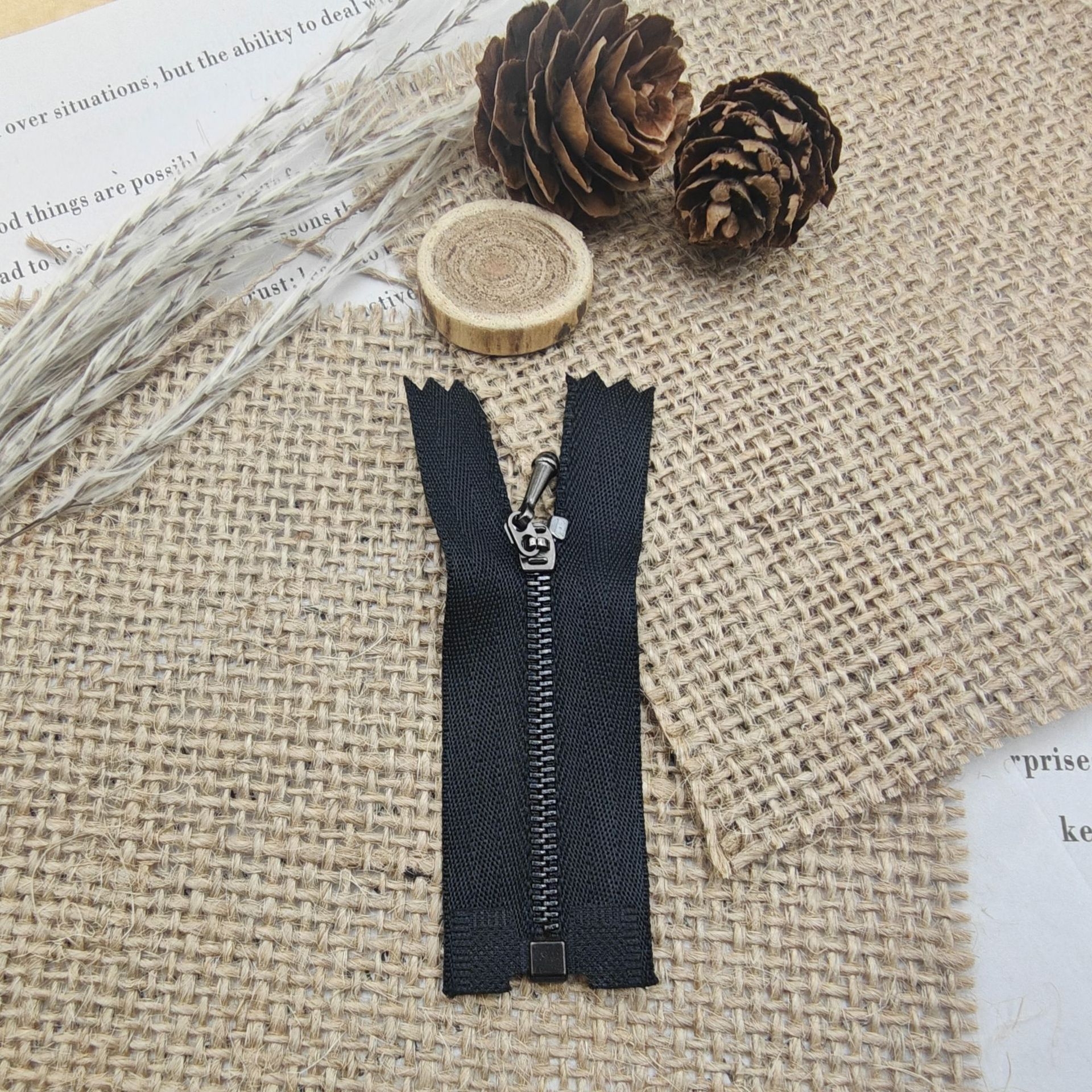 In-Stock No. 0 Zipper Metal Doll Clothes Zipper Code Set Platinum Light Gold Gunmetal Bronze Doll Clothes Zipper Code