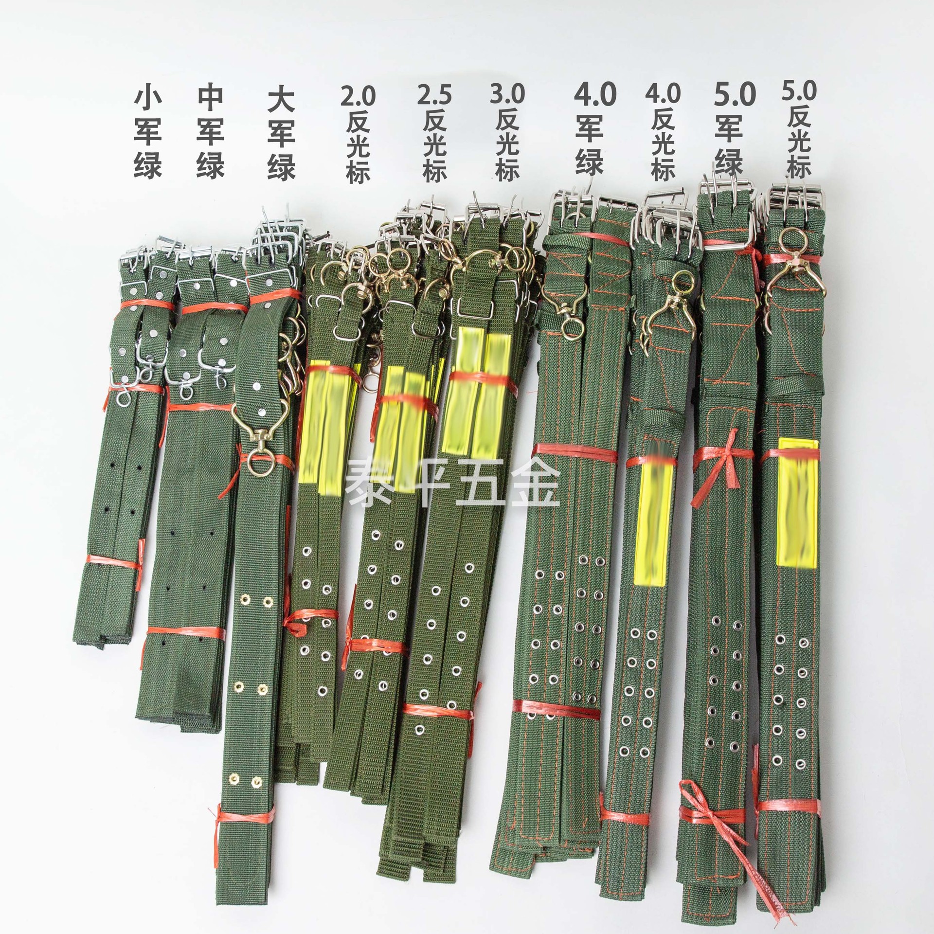 Factory sales telescopic collar multi-specification dog collar dog traction telescopic nylon collar dog chain in stock wholesale