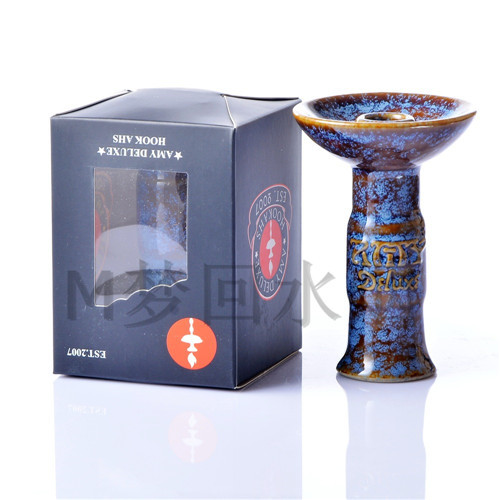 Hookah Ceramic Head Smoke Pot Amy Smoke Bowl Hookah Bowl Glazed Medium Hole Arabian Shisha Accessories