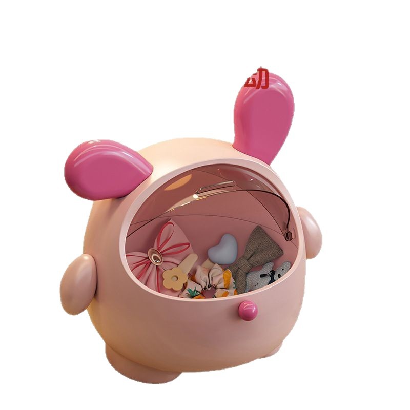 Creative Dun Dun Dog Hair Jewelry Box Desktop Storage Large Capacity Children and Girls Hair Rope Jewelry Storage Box