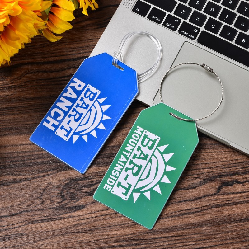 Advertising Gift Pvc Plastic Luggage Tag Custom Logo Aircraft Boarding Luggage Checked Identification Tag Luggage Tag