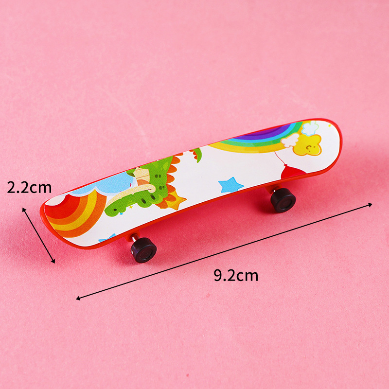 Cartoon Animal Finger Skateboard Sliding Skateboard Toy Car Cross Border Kindergarten Children's Gift School Small Toys
