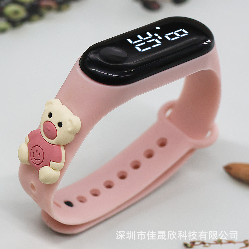 Support Customized Orders with Pictures, Led Kidsren's Digital Watches, Corporate Logo Gifts, Cute Cartoon Watches