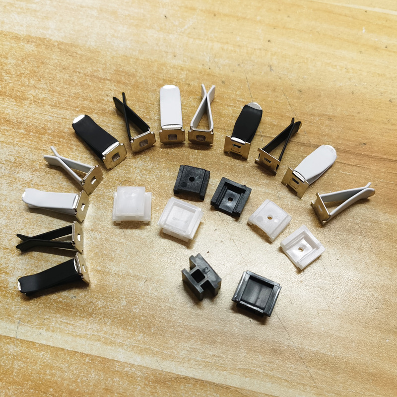 Square card slot clip car tuyere perfume DIY jewelry metal hardware small clip buckle accessories factory spot