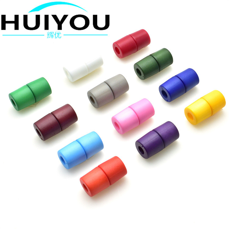 Environmentally friendly and safe plastic rope buckle nylon easy-to-pull buckle luggage accessories elastic wear rope fixed buckle connection buckle