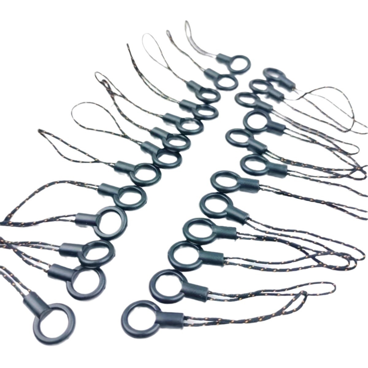 Circle mobile phone lanyard ring buckle diyU disc mobile phone rope unisex aircraft buckle hanging line mobile phone case hanging rope