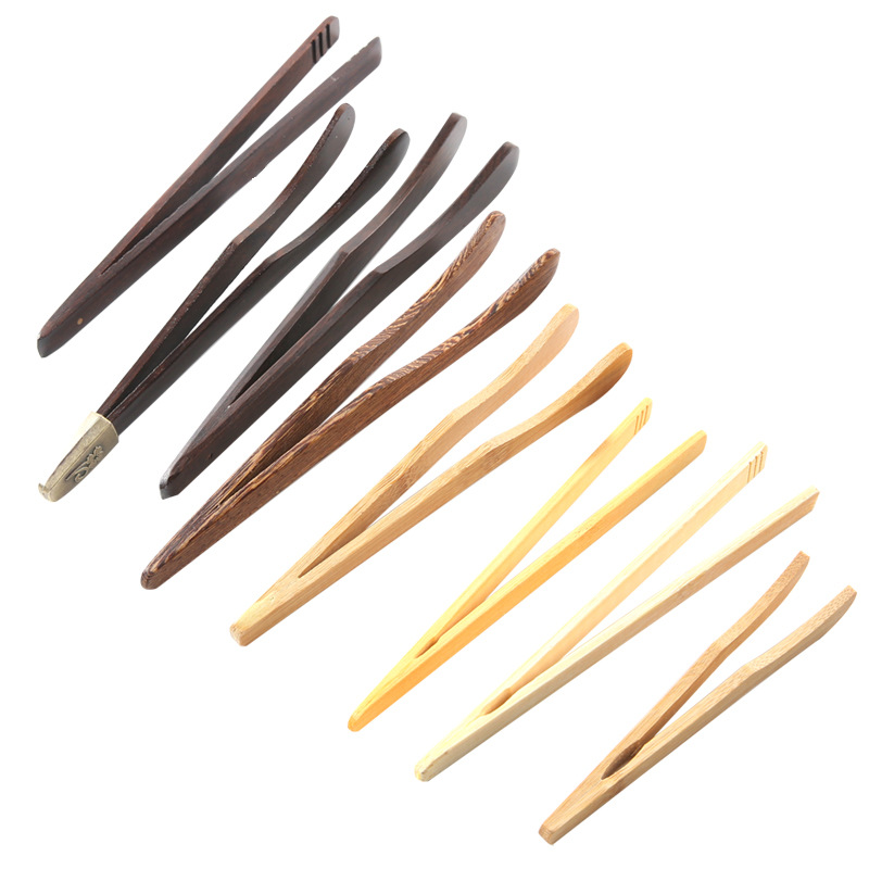 Bamboo Tea Clip, Ebony Clip, Tweezers, Cup Clip, Tea Ceremony Accessories, Manufacturer Wholesale Custom Logo Marking