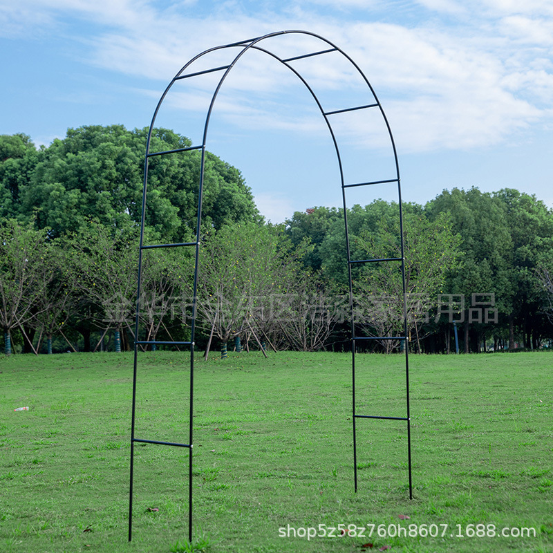 Source Factory Wedding Rose Arched Arch Flower Stand Climbing Pergola Climbing Plant Stand Grape Rack Cross-Border Hot Sale