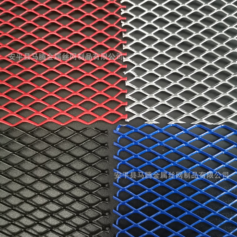 Решетка в форме алмаза 3X6 маленькое отверстие автомобильная модификация большая окантовка воздухозаборная сетка алюминиевый сплав модификация охлаждающая решетка