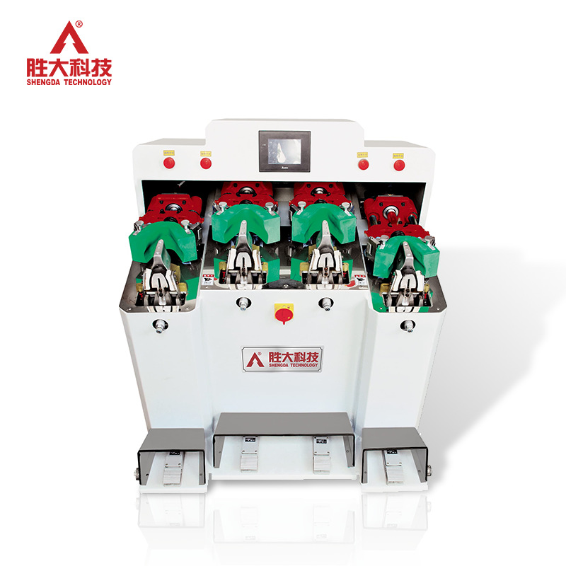 Shengda Technology Guangdong Adopts a User-Friendly Inclined Design for Intelligent Horizontal Four-Cooling Heel Shaping Machine Factory Direct Sales