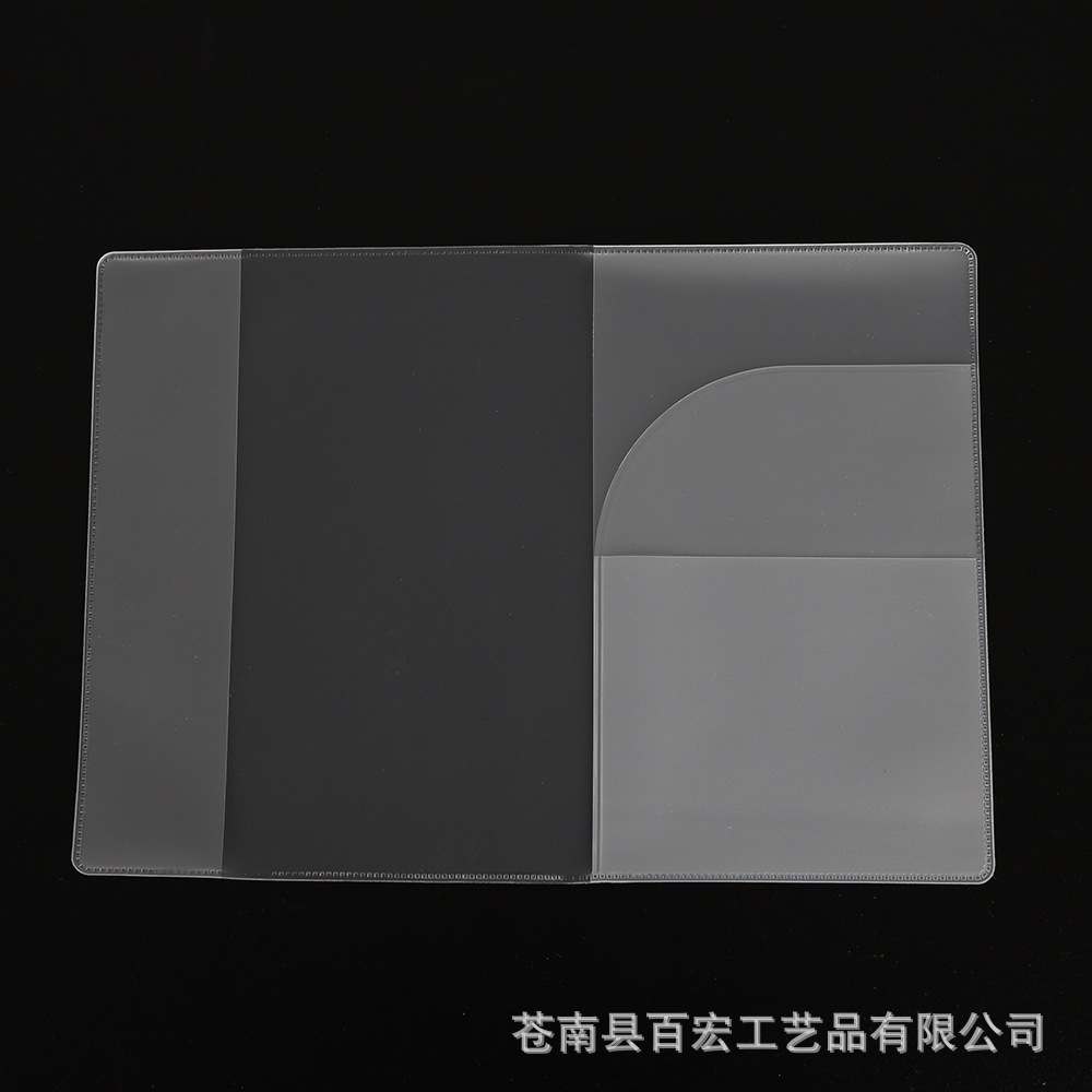 Заводской прозрачный матовый PVC чехол для паспорта с несколькими карманами, корейский паспорт, защитный чехол для сертификатов