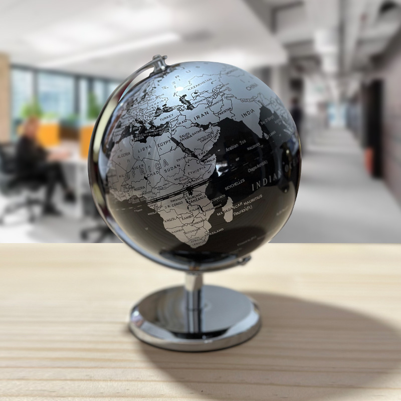 Full English European-Style Cross-Border E-Commerce Globe One-Piece Dropshipping Satellite Desktop Ornament High-Definition Office Study Room