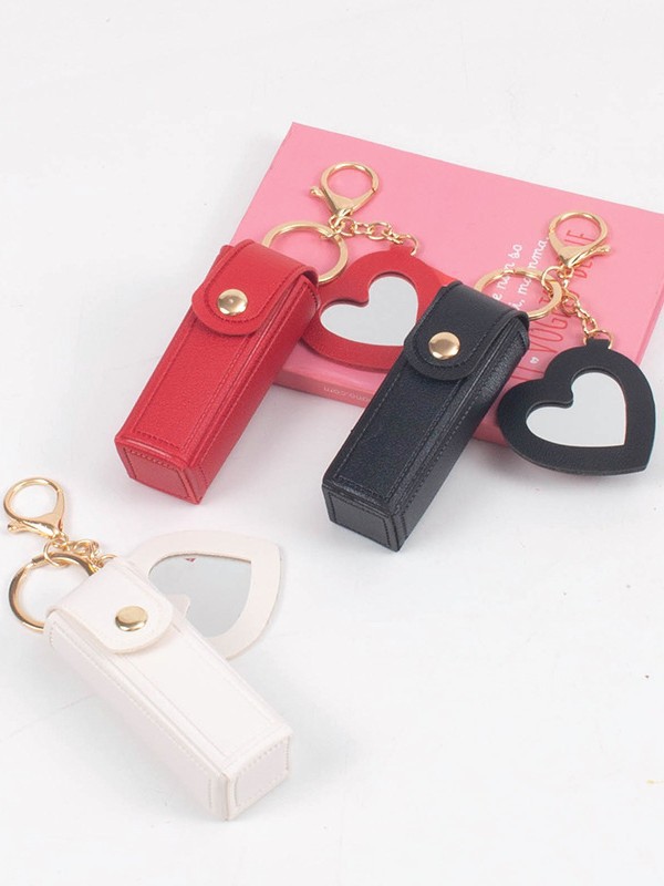 Mini Portable Lipstick Lipstick Bag Small Carry-On Cosmetic Bag Coin Purse Keychain Lipstick Mini Cosmetics Bag