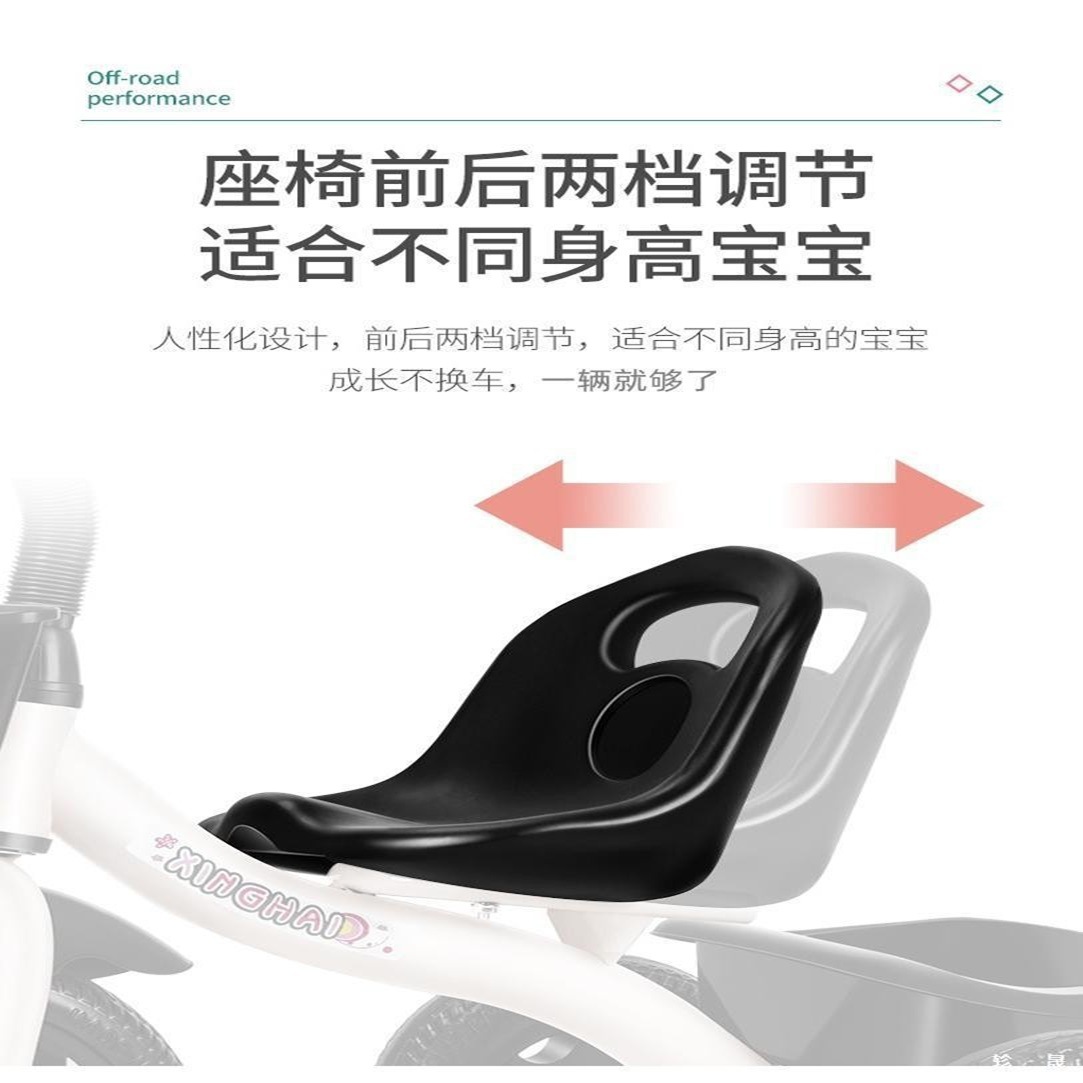 Детский трехколесный велосипед для детей 1-6 лет, большой детский коляска, педальный велосипед, коляска для детского сада