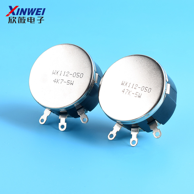 Wx112 Wx050 5W Single-Turn Wirewound Potentiometer 1K 2K2 4K7 10K 22K 33K 47K