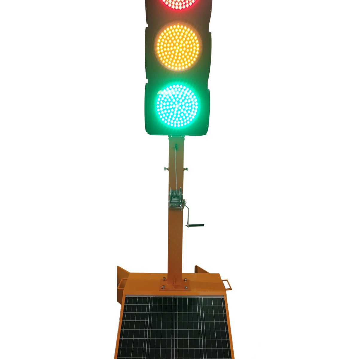 Solar Mobile Traffic Light Temporary Road Emergency Traffic Light Solar Mobile Car
