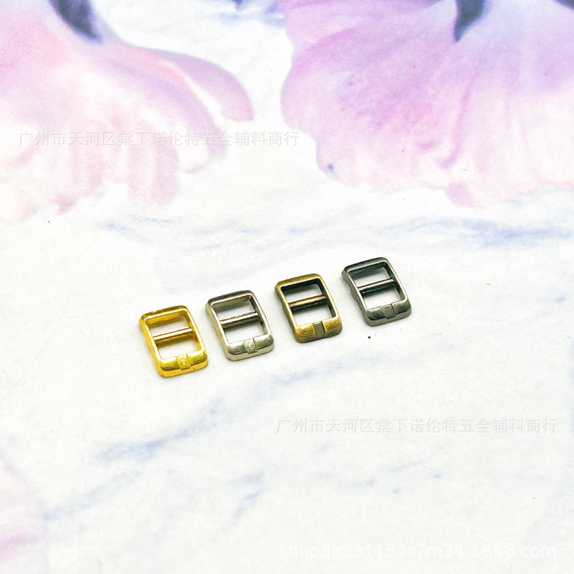 4mm Mini Japanese Buckle Doll Clothes Accessories Bjd Doll Strap Buckle Metal Buckle Belt Buckle Rectline Buckle Accessories