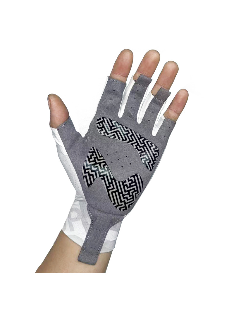 Sun Protection Anti-Slip Fishing Gloves Ice Silk Light and Breathable Fabric Yalu Sea Fishing Professional Outdoor Adult Fishing Gloves