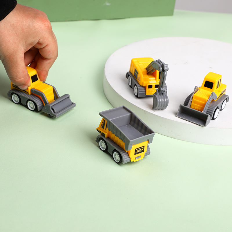Mini Huili Engineering Vehicle Model Children's Holiday Party Small Gifts Night Market Stall Cross-border Gifts Toys
