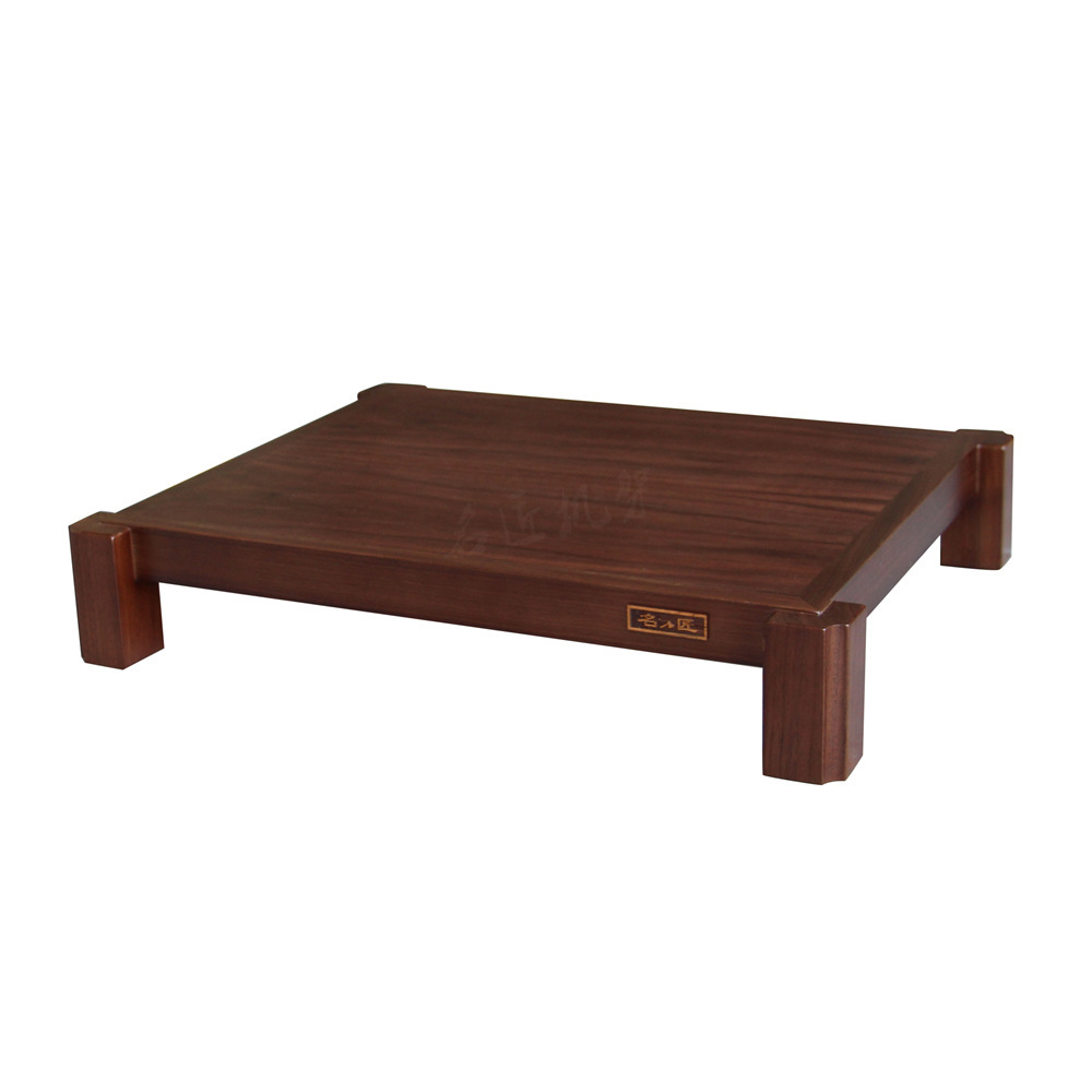 New Black Walnut Color Solid Wood Single-Layer Audio Amplifier Equipment Rack Subwoofer Amplifier Rack Cabinet Other None