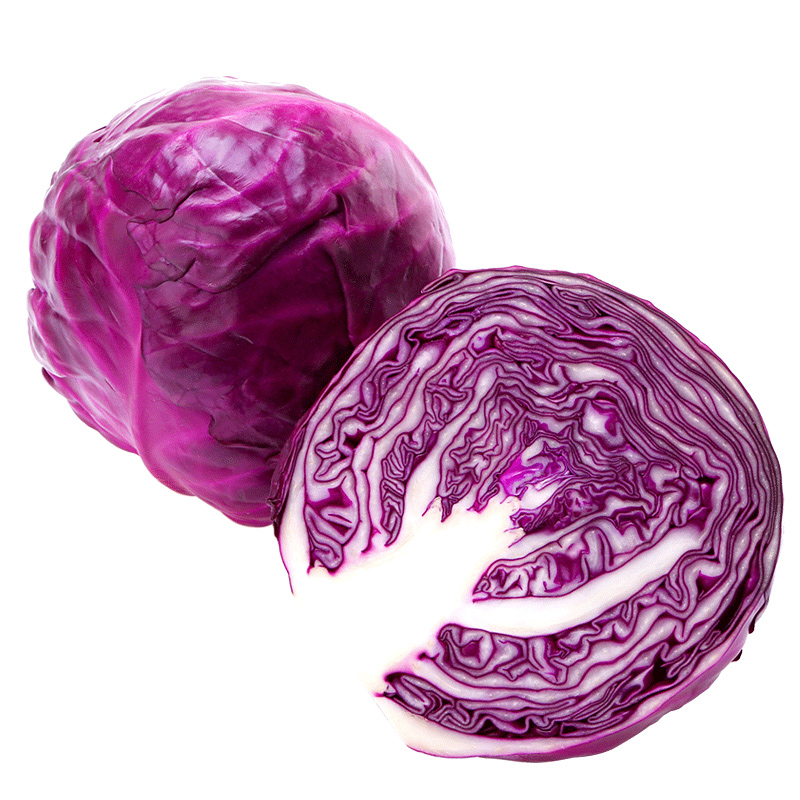 Shandong Shouguang Fresh Purple Cabbage Cabbage Vegetable Salad Juice Cold Dish Sx009