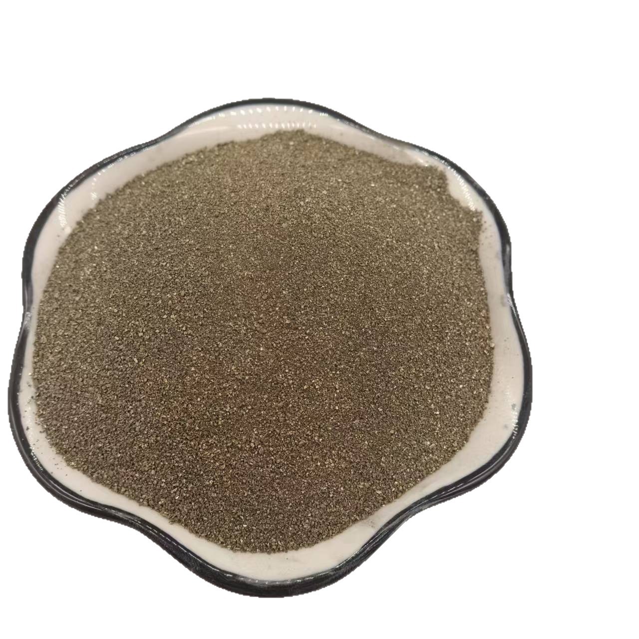 Iron Sulfide Tin Titanium Alloy Sand Manufacturer Supplies Metallurgical Casting Sulfurization Rust Removal Wear-Resistant Floor Material Iron Sulfide Sand