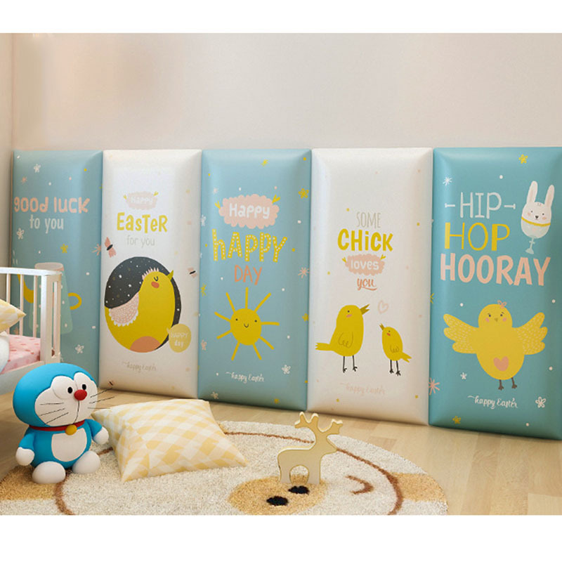 Children's room cartoon tatami headboard soft bag bedroom living room anti-collision Wall Wall Wall stickers decorative background wall self-adhesive