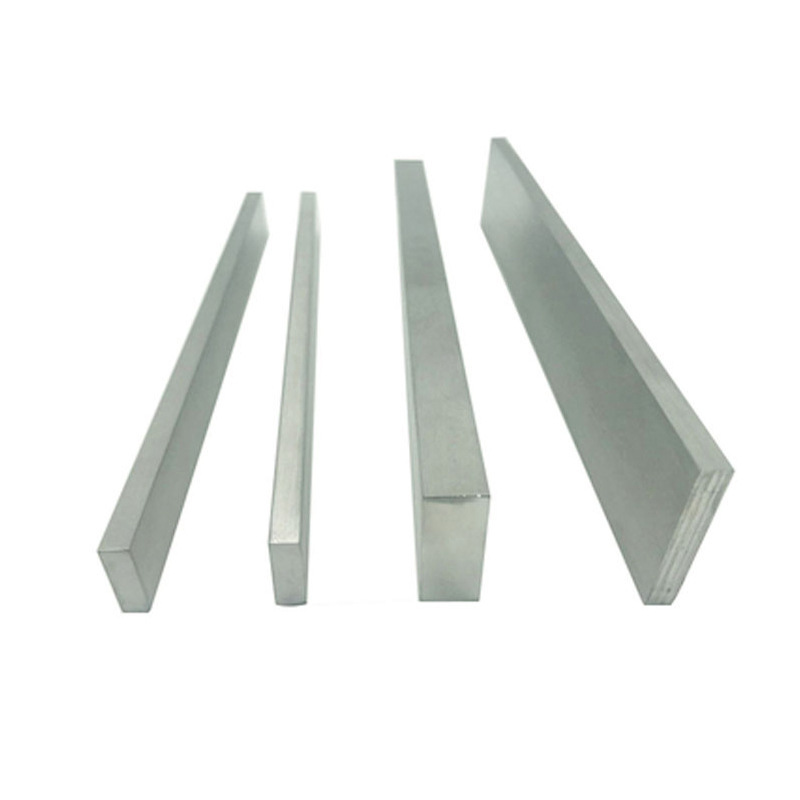 Customized Stainless Steel Flat Steel Supply Stainless Steel Brushed Polished Solid Square Steel Flat Bar Cold Drawn Stainless Steel Flat Steel