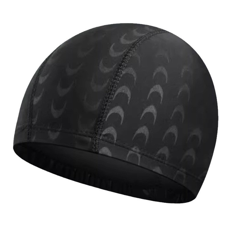 Adult cloth cap unisex imitation shark skin swimming cap comfortable breathable non-slip head cloth swimming cap wholesale