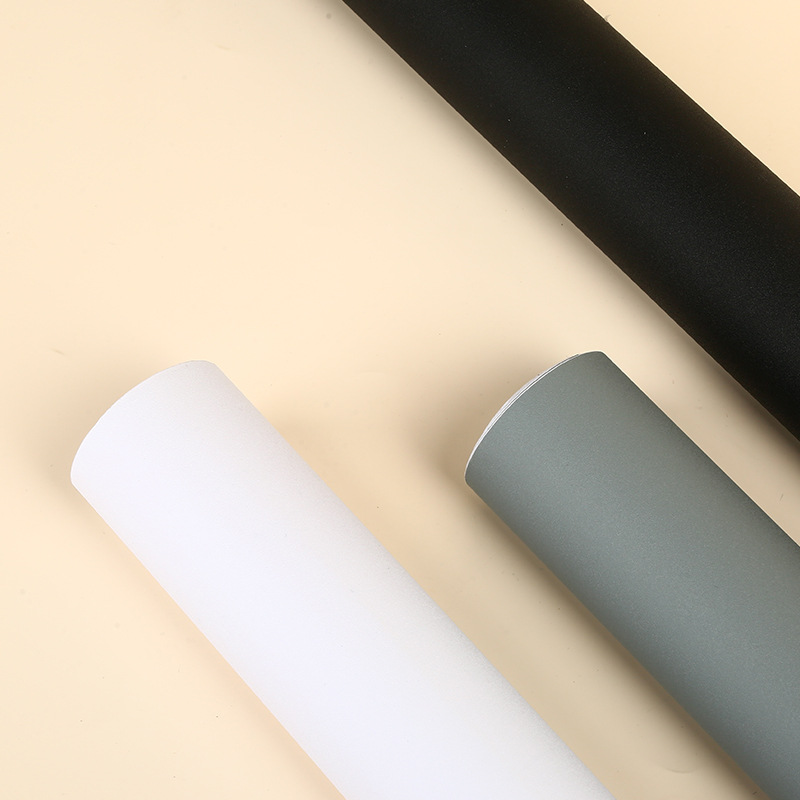 Solid Color Wallpaper Self-Adhesive Wallpaper High-End Feel Bedroom Living Room Tv Background Wall Rental Room Bathroom Sticker Strong Adhesive