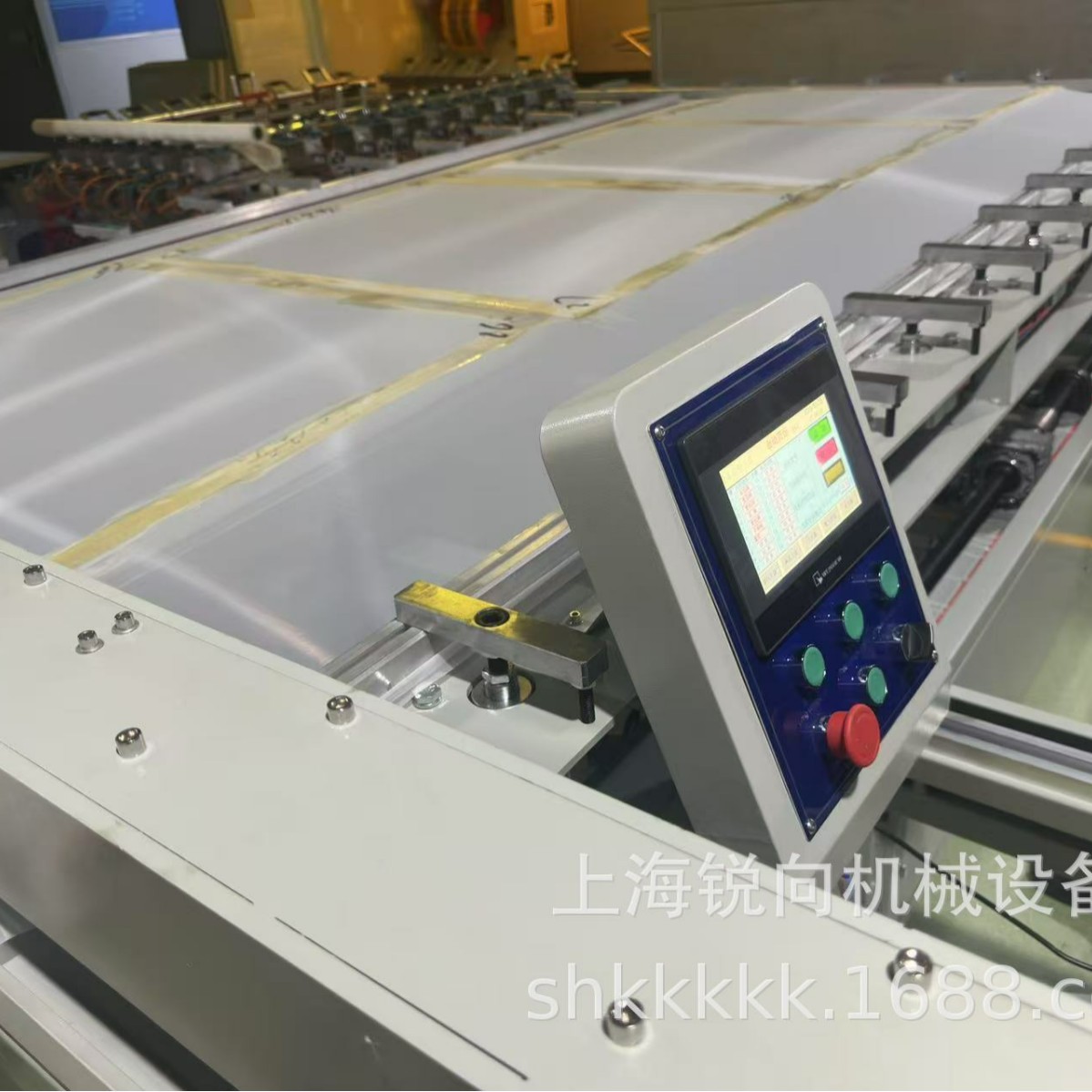 Factory Direct Sales Automatic Stainless Steel Mesh Pulling Machine, Fully Automatic Electric Mesh Tensioning Machine, Turbine Worm Screen Mesh Pulling Machine