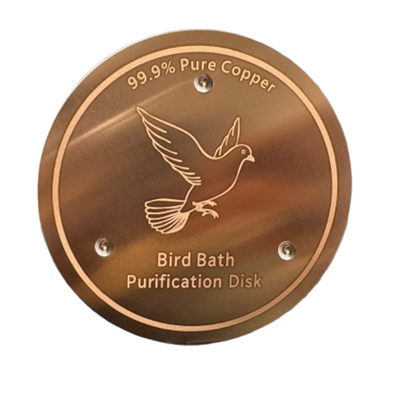 Bird Bath Copper Plate Cross-Border Amazon Hot Model T2 Copper Bird Bath Disk Bird Pool Cleaner with Packaging