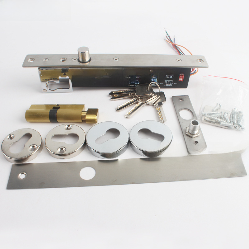 Prison lock with key electric lock with key electric plug lock solid narrow power off lock signal 12v lock head