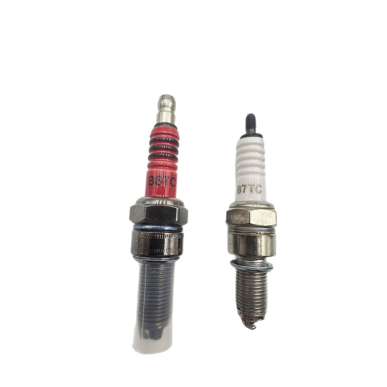 Motorcycle Spark Plug Gy6 Scooter Spark Plug A7Tc Multi-Angle Ignition Modification 3-Prong A7Tc Spark Plug
