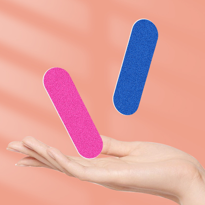 Source Factory Manicure Rubbing Strip Double-Sided Frosted Strip Mini Colorful Nail File Polishing Nail Manicure Wood Chip File