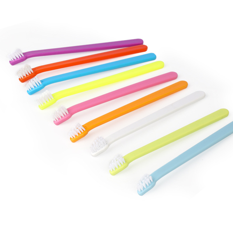 Pet toothbrush single head cat toothbrush cat oral cleaning toothbrush dog care dog toothbrush pet supplies wholesale