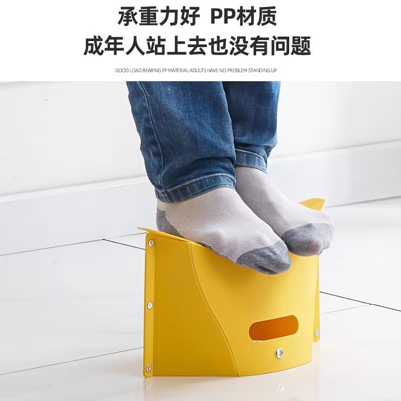 Wholesale Outdoor Folding Stool Portable Storage Travel Stool Train Plastic Little Mazar Low Stool Picnic Folding Chair