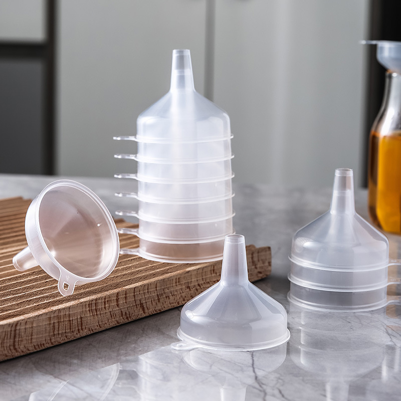 Пластиковая воронка для косметики, мини-воронка, прозрачная пластиковая воронка, малая воронка