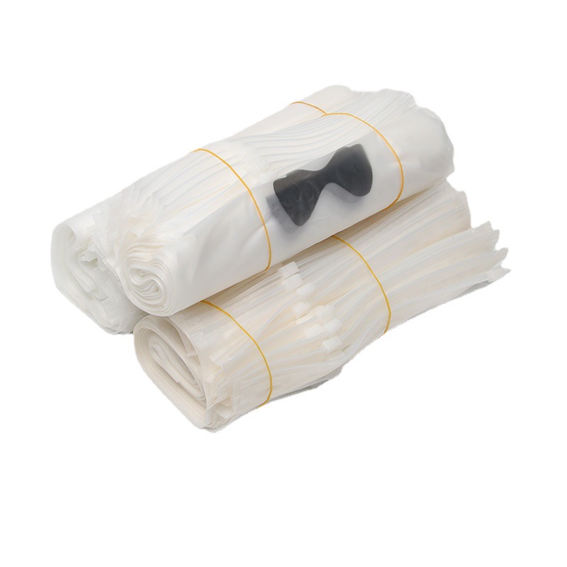 Frosted Transparent Clothing Packaging Bag Thickened Waterproof Zipper Bag Bra Underwear Socks Storage Bag Wholesale Commercial