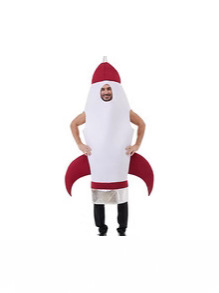 New Halloween cosplay ball adult play suit rocket costume one-piece costume in stock wholesale
